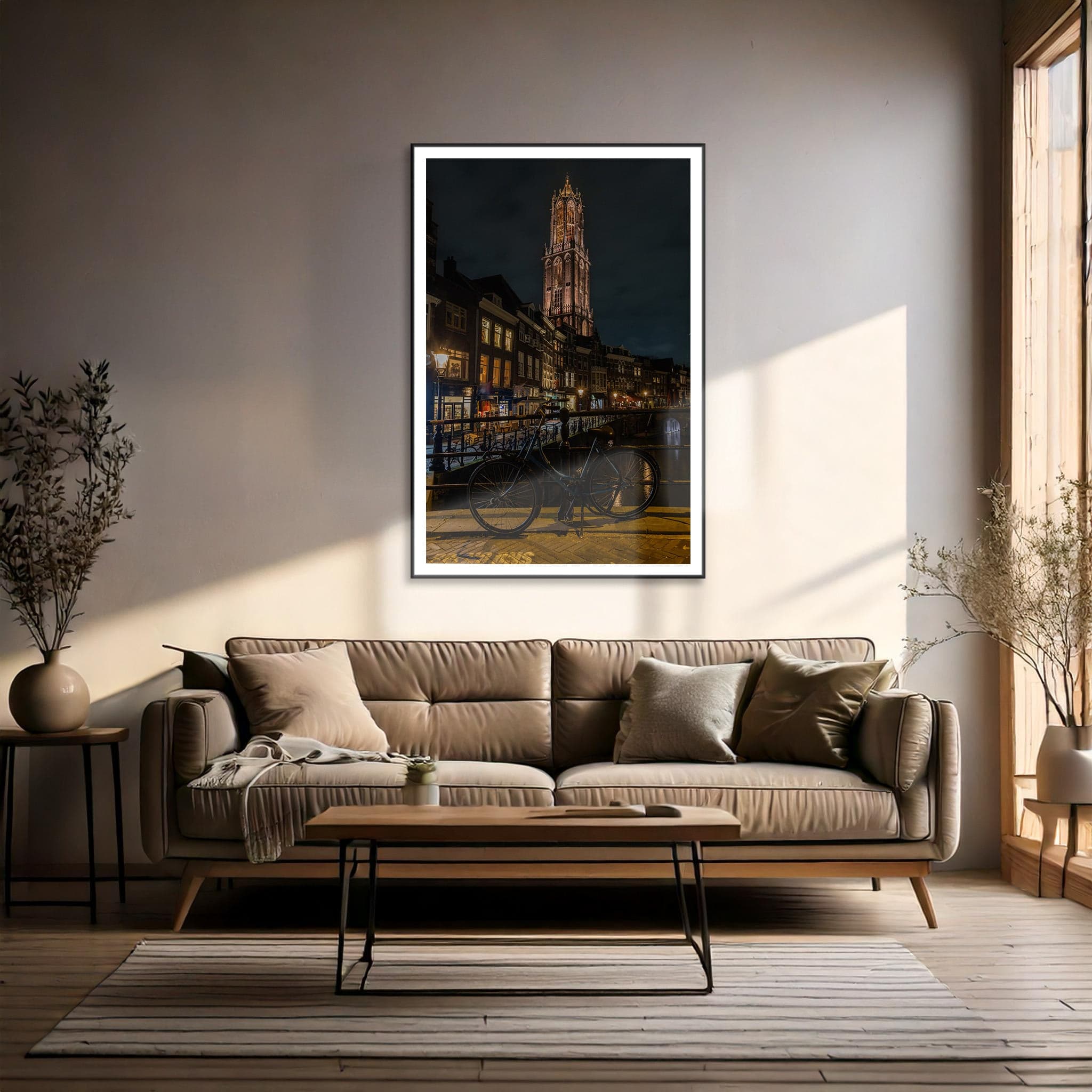 Utrecht stad, Stadhuisbrug naar de Dom